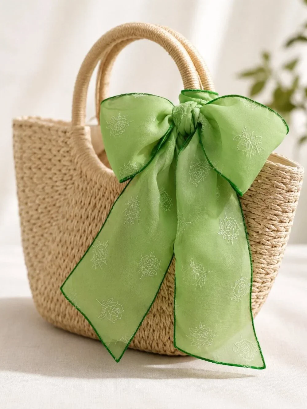 Head Wrap Neck Head Scarf Vintage Women's Green 22